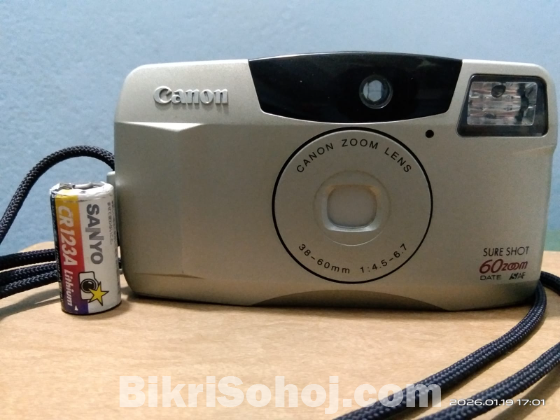 Canon Sure Shot 60 Zoom 35mm Film Camera